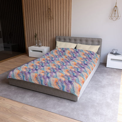 Dreamwave Marble Microfiber Duvet Cover