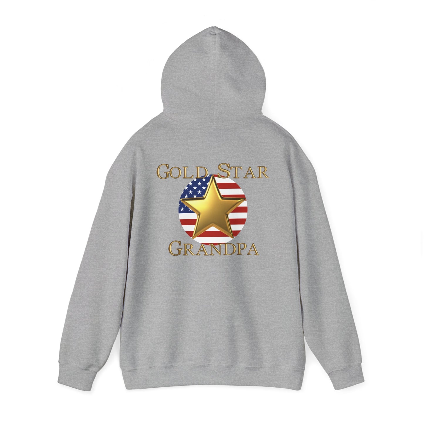 Gold Star Grandpa Heavy Blend™ Hooded Sweatshirt