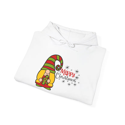 Merry Christmas Girl Gnome Adult Heavy Blend™ Hoodie