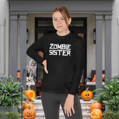 ""Zombie Sister Youth Long Sleeve Tee