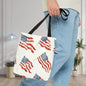 Waves of Freedom Canvas Tote Bag