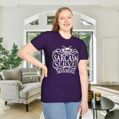 Fresh Sarcasm Served Daily Adult T-shirt