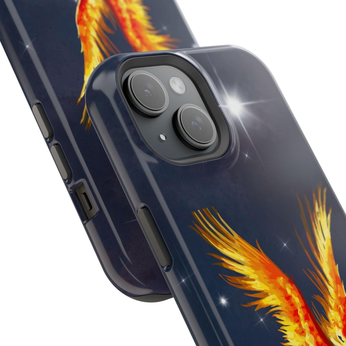 Phoenix Over Nebula MagSafe® Compatible Tough Case for iPhone