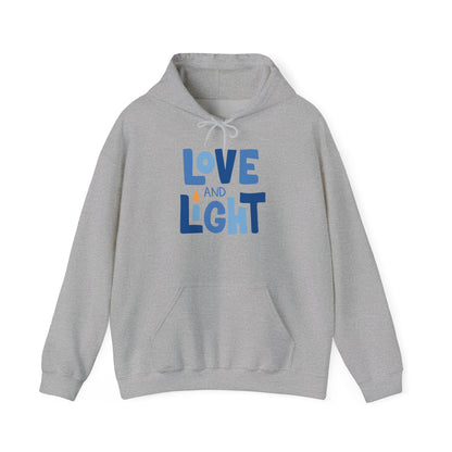 Hanukkah Love & Light 2 Adult Heavy Blend™ Hooded Sweatshirt