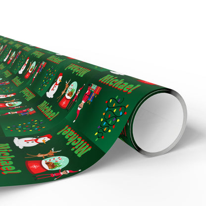 Elf on the Shelf Custom Wrapping Paper (Michael)