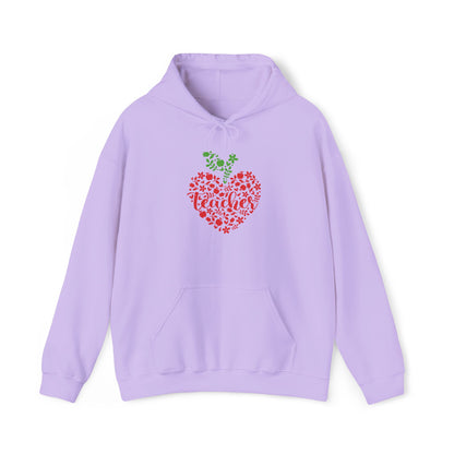 Teacher Heart 1 Heavy Blend™ Hooded Sweatshirt