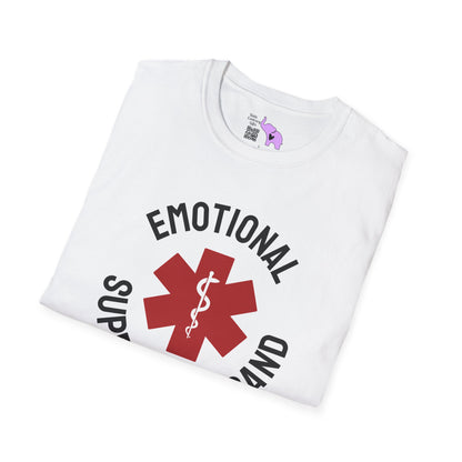 Emotional Support Husband Do Not Pet Adult T-shirt