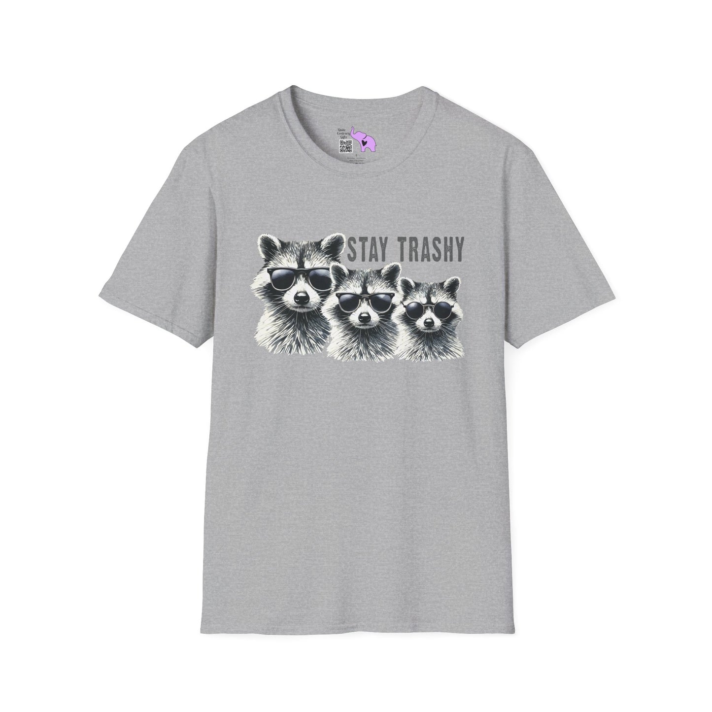 Stay Trashy (Racoon) Adult T-shirt