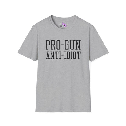Pro-Gun Anti-Idiot Adult T-shirt