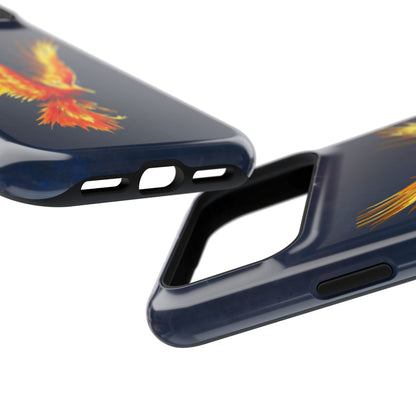 Phoenix Over Nebula MagSafe® Compatible Tough Case for iPhone