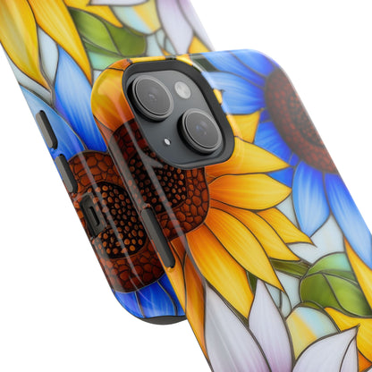 Colorful Sunflowers MagSafe® Compatible Tough Case for iPhone