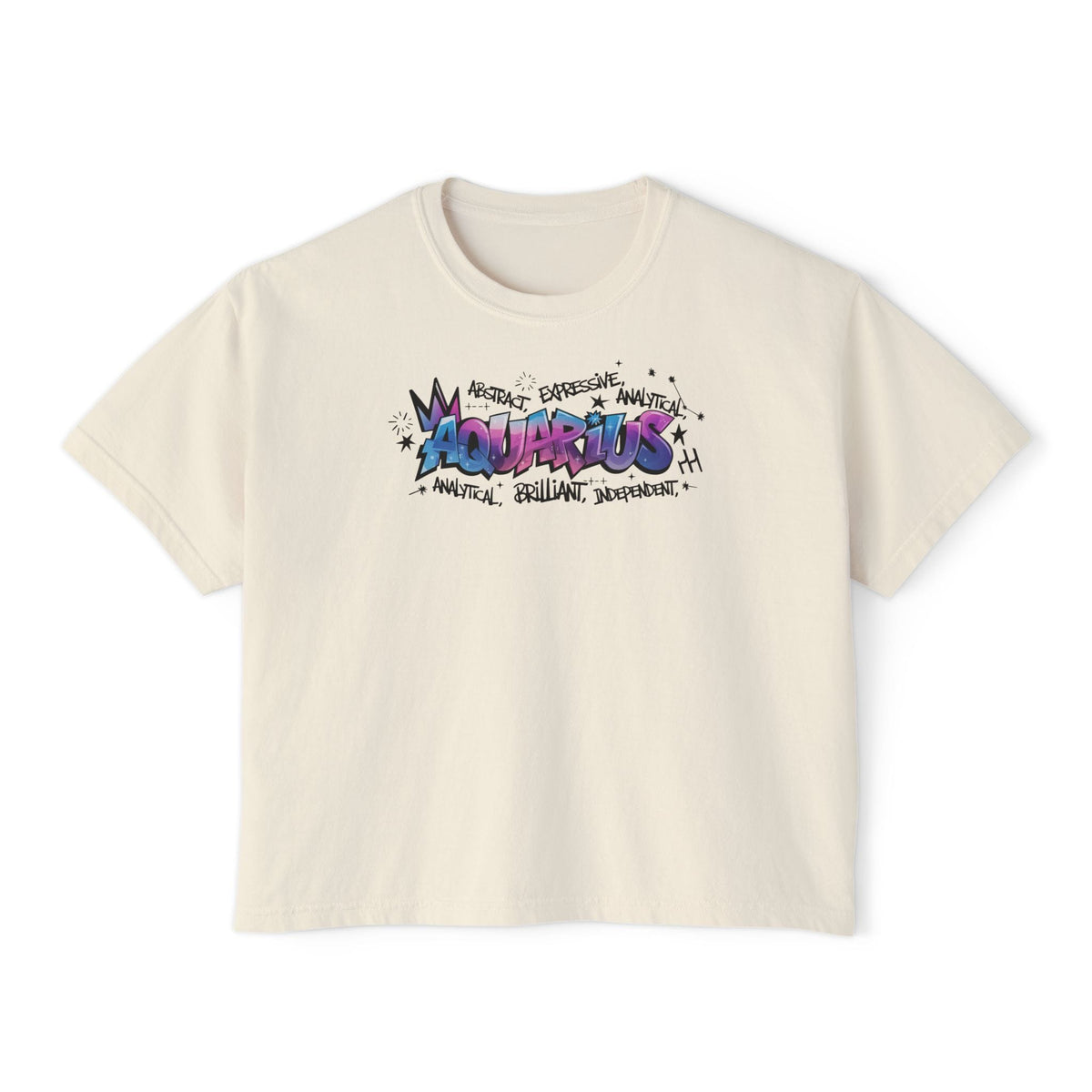 Aquarius Street Art Women's Boxy Tee