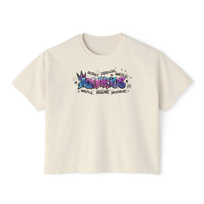 Aquarius Street Art Women's Boxy Tee