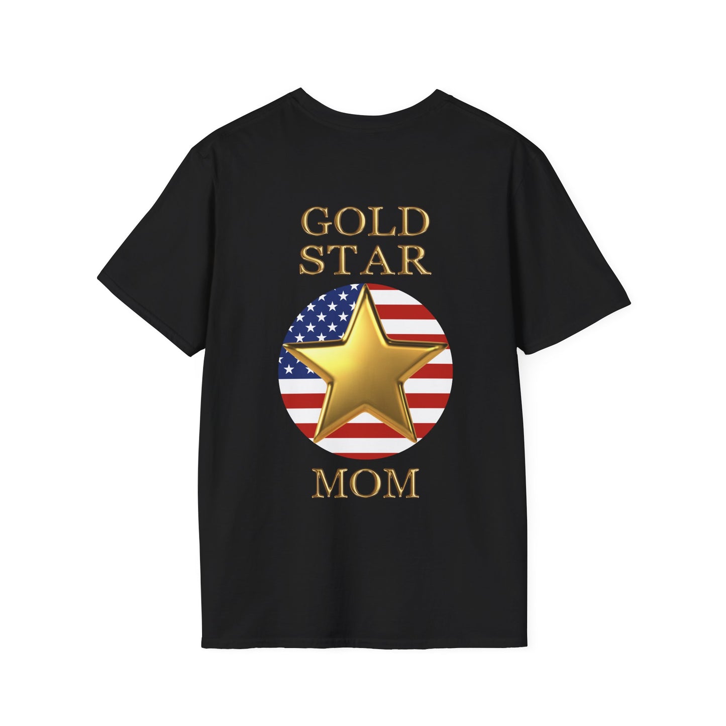 Gold Star Mom Forever Proud Adult T-shirt
