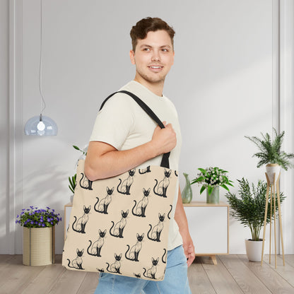 Siamese Charm – Sandy Dune Canvas Tote Bag