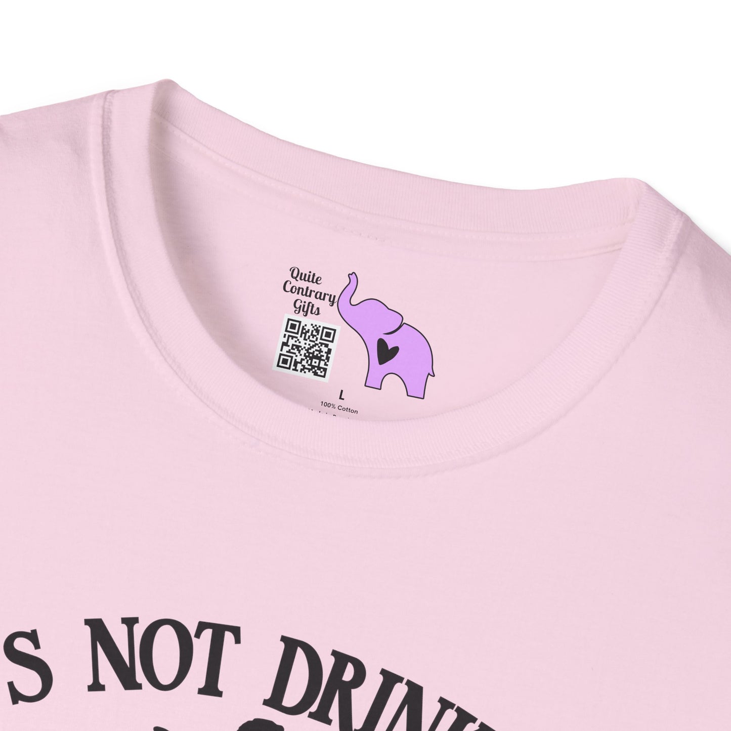 It's Not Drinking Alone If Your Dog Is Home Adult T-shirt