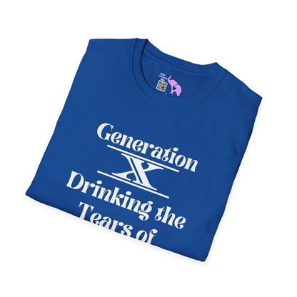 GenX Drinking Millennial Tears T-shirt