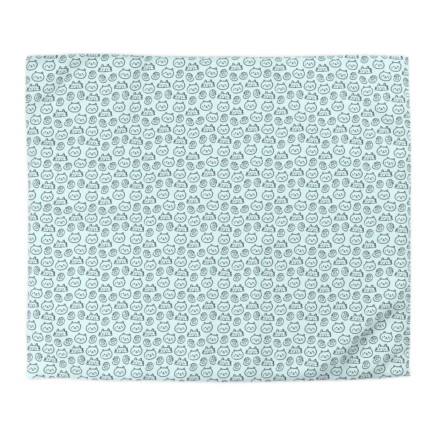 Cat Lovers Microfiber Duvet Cover