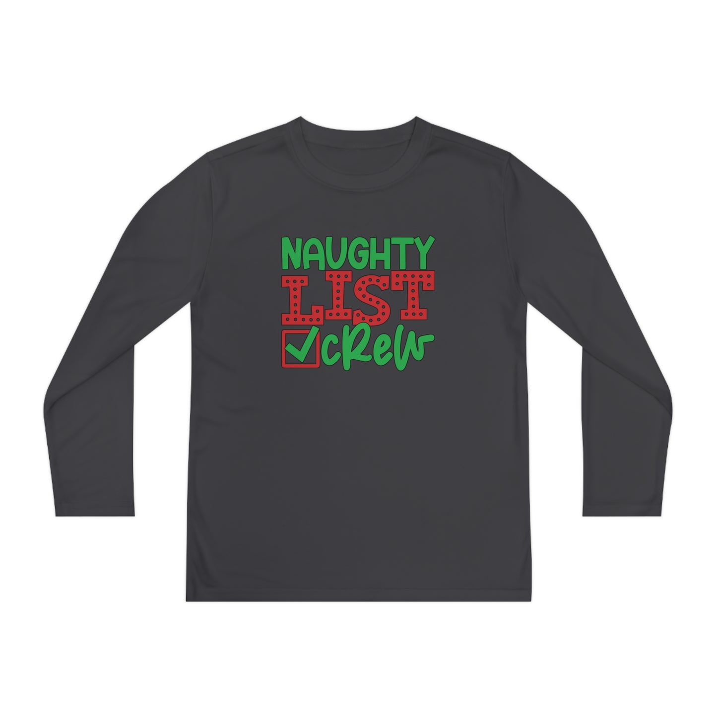 Naughty List Crew Youth Long Sleeve Tee