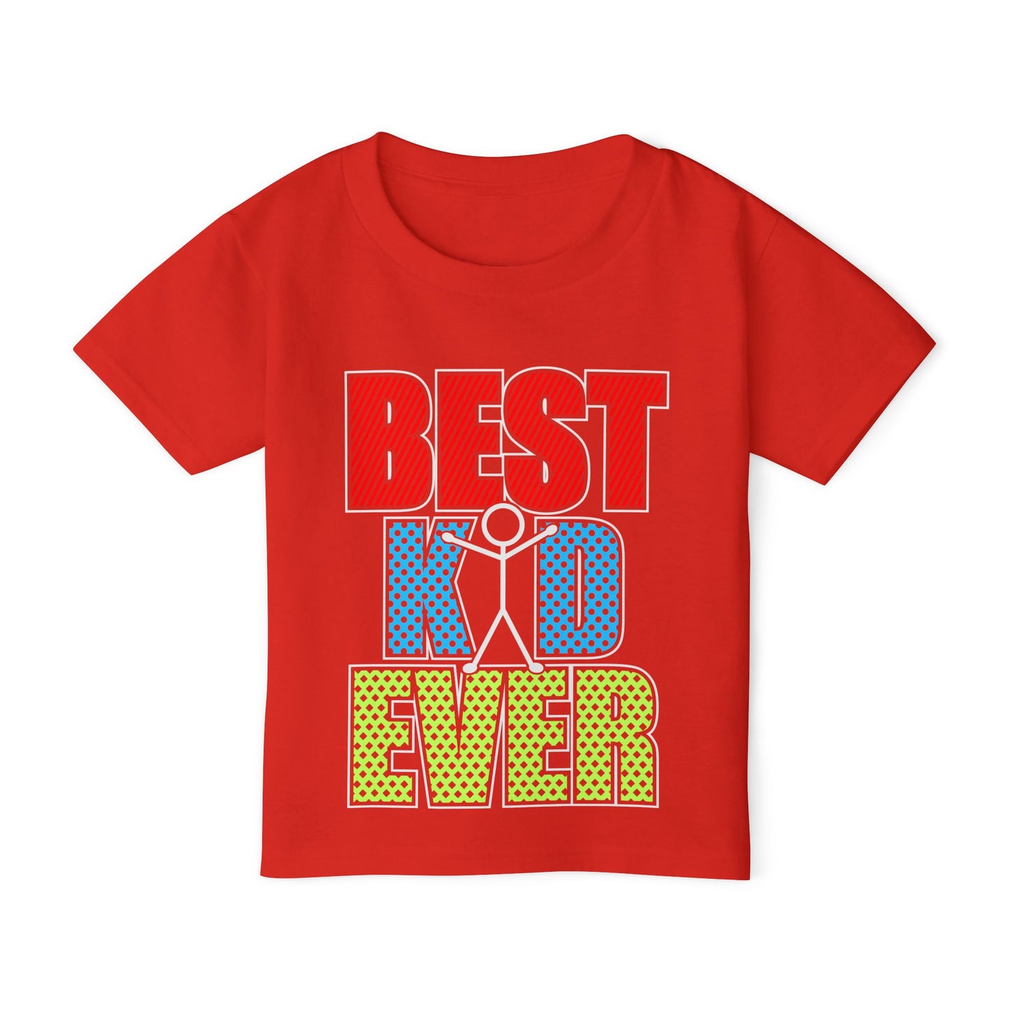 Best Kid Ever (Colorful) Heavy Cotton™ Toddler T-shirt