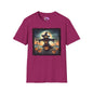 Halloween Scarecrow w/Pumpkins 2 Adult T-shirt
