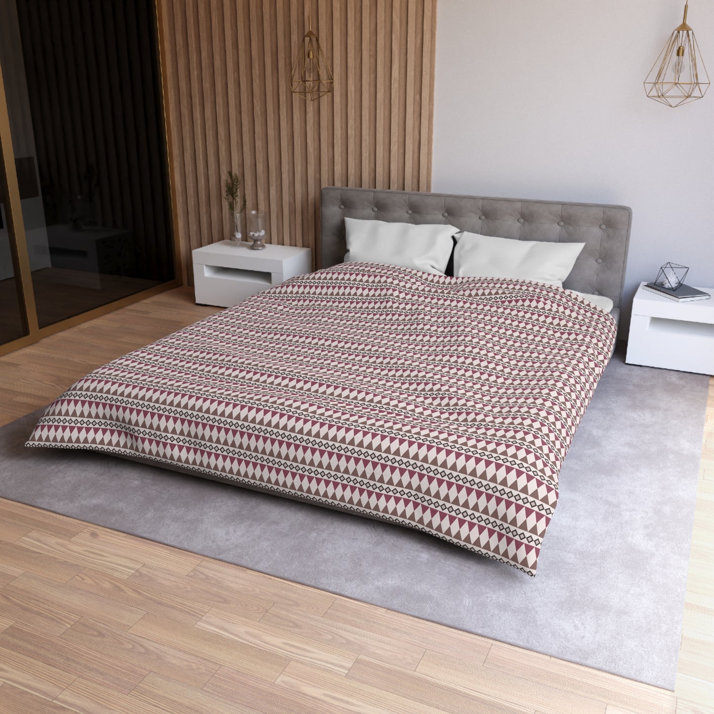 Rosewood Cairn Stripes Duvet Bedding Set