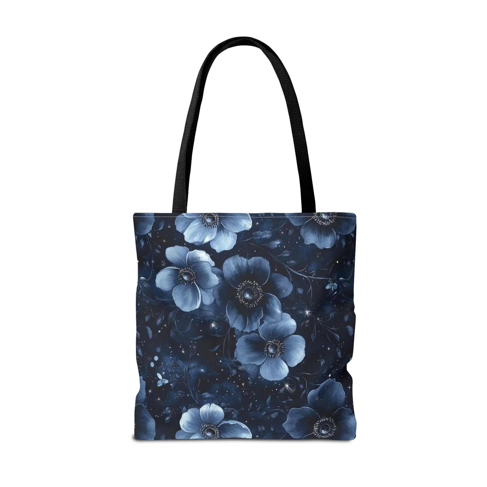 Midnight Blossoms Canvas Tote Bag