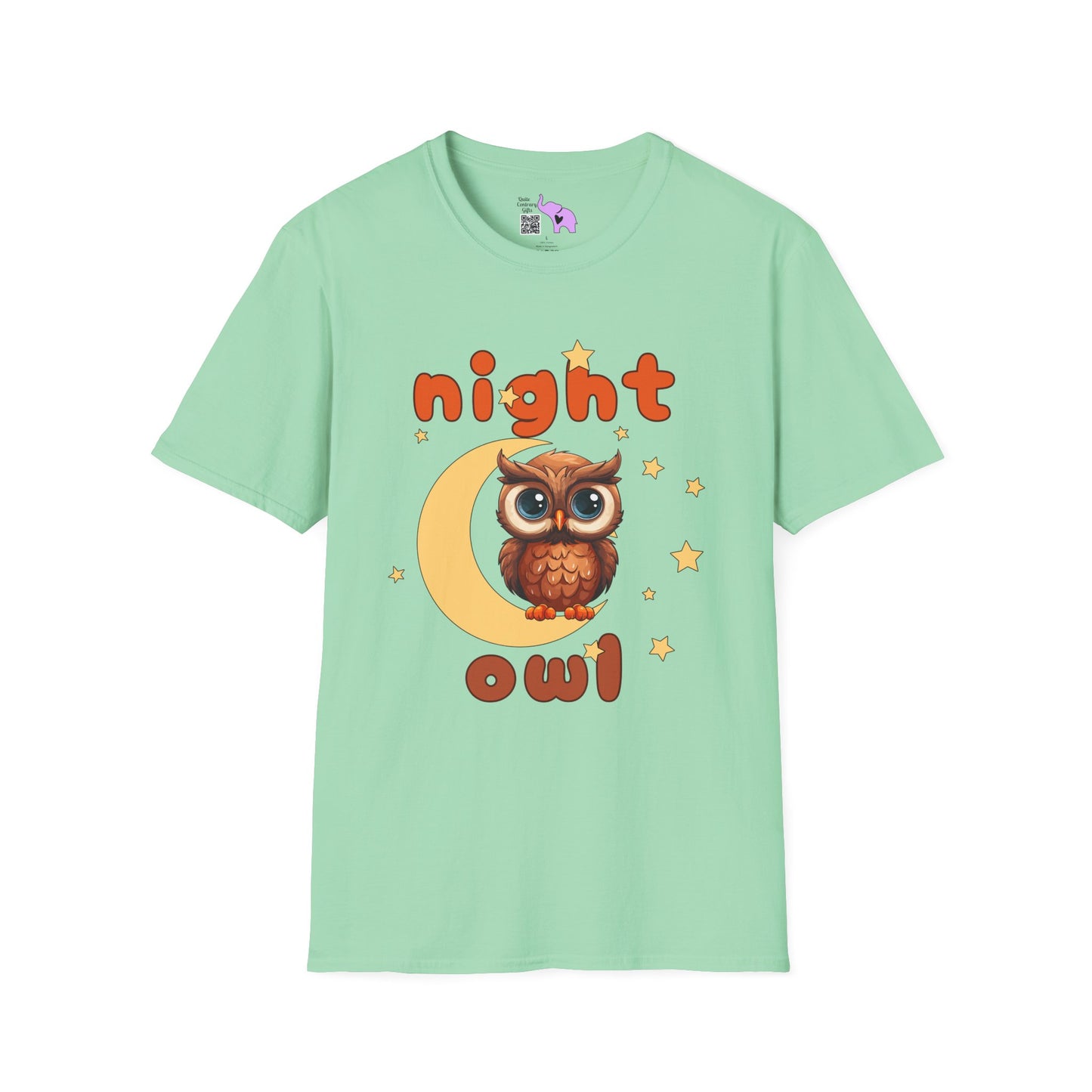 Night Owl Adult T-shirt
