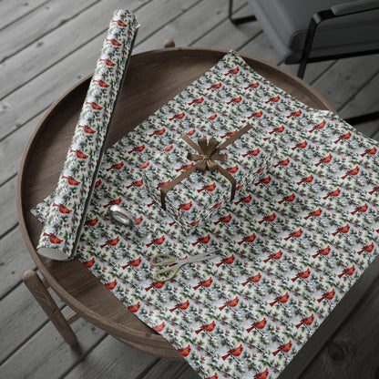 Cardinal Winter Elegance Wrapping Paper