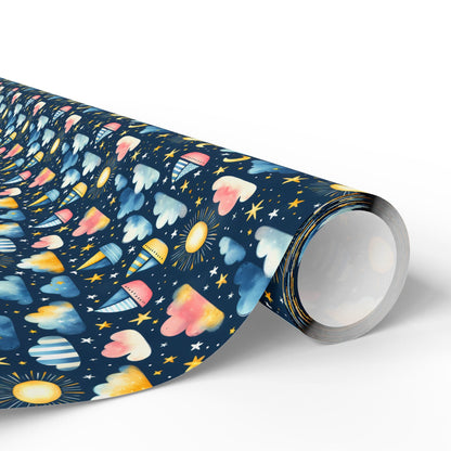 Night Sail Dreams Wrapping Paper