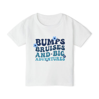 Bumps Bruises And Big Adventures Heavy Cotton™ Toddler T-shirt