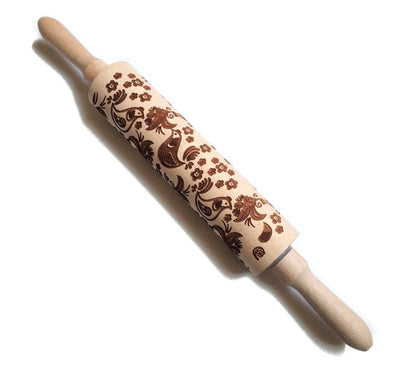 Decorative Embossed Rolling Pins for Baking