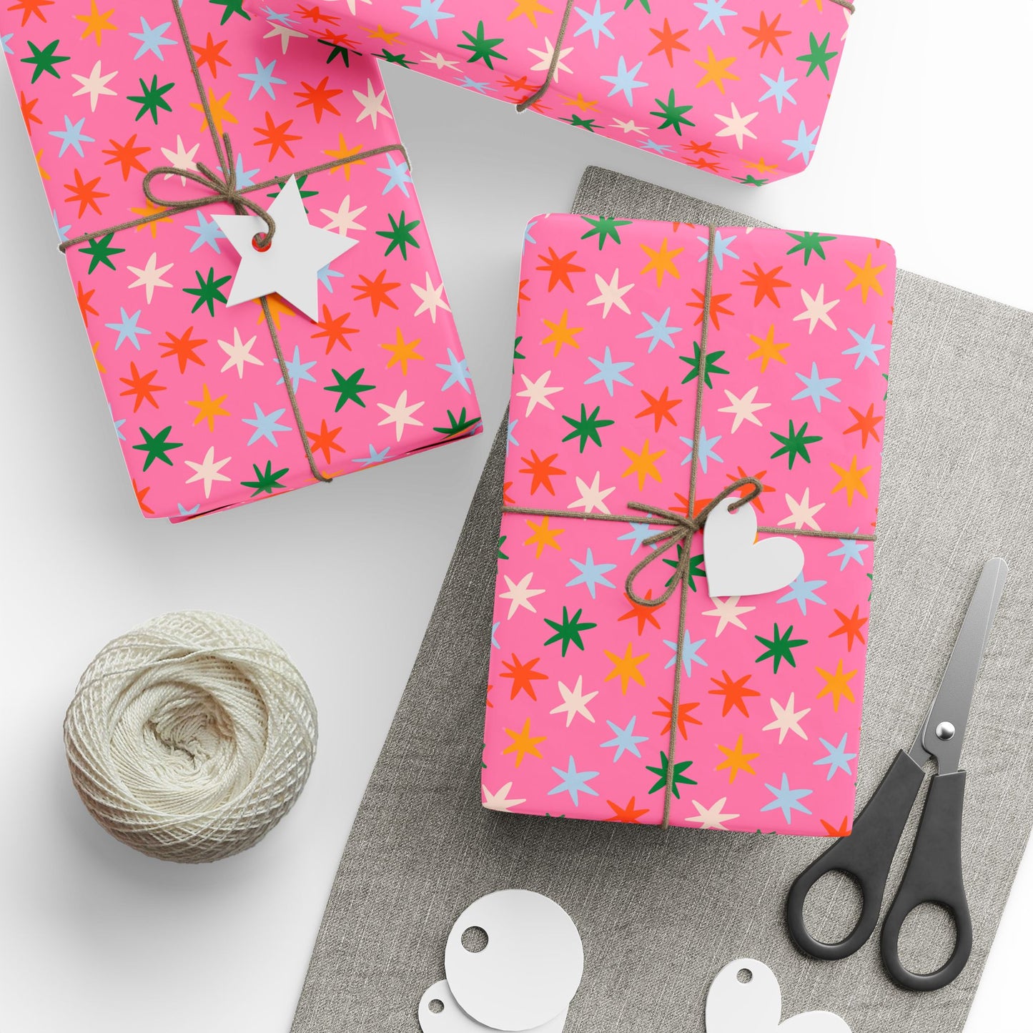Pink Sparkle Wrapping Paper
