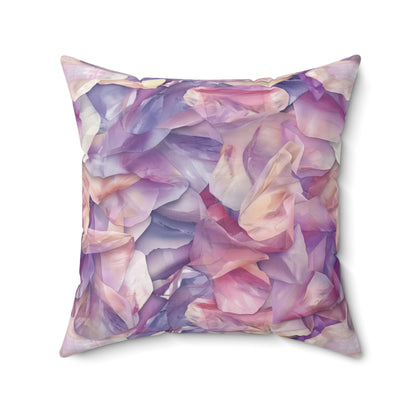 Ethereal Bloomscape Throw Pillow