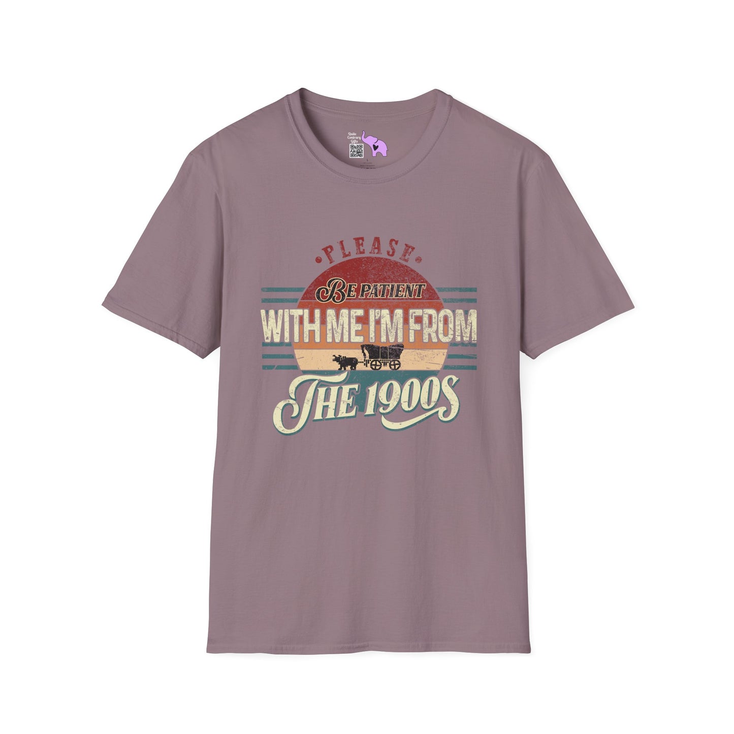 Please Be Patient With Me I'm From The 1900's (Retro Western) Adult T-shirt