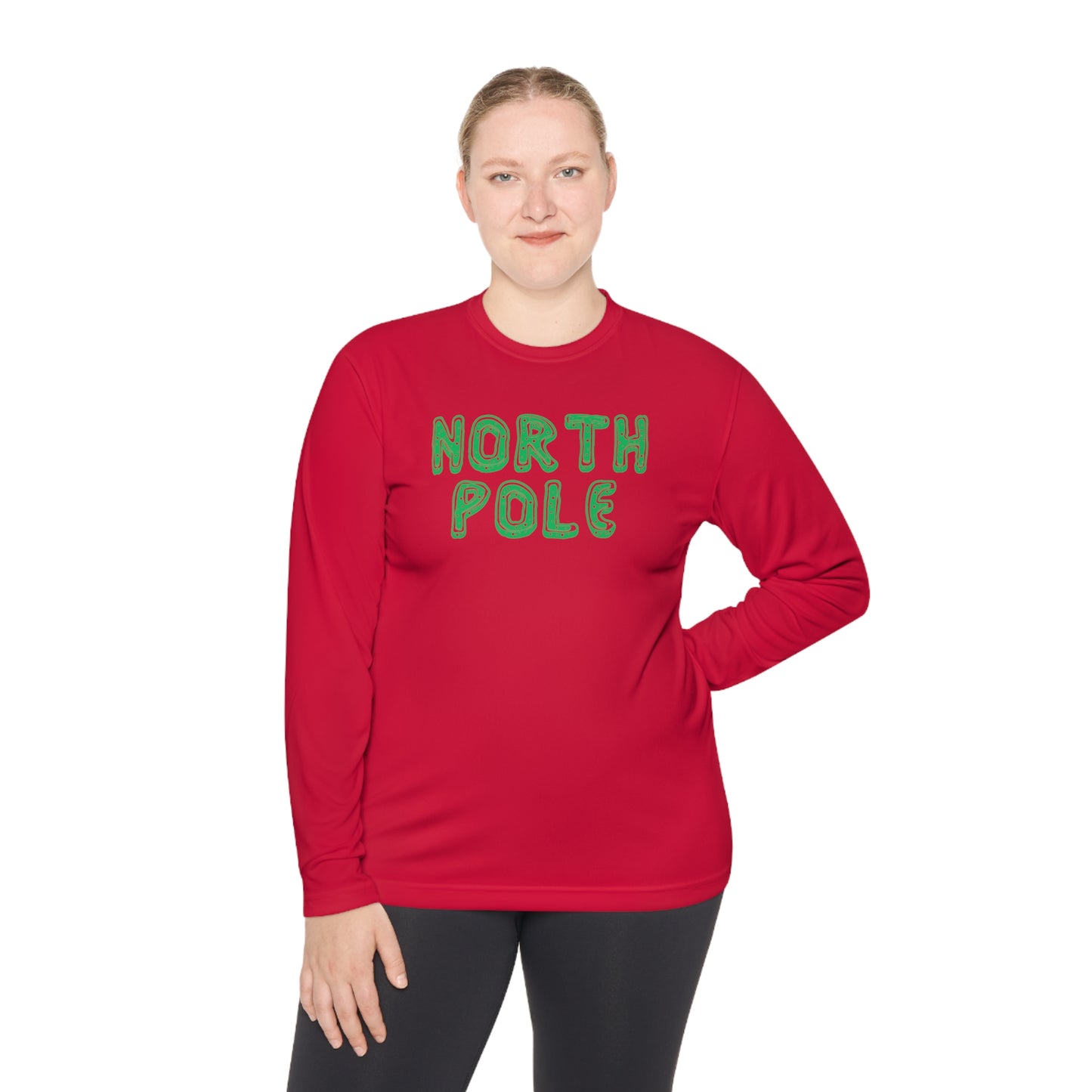 North Pole Adult Long Sleeve Tee