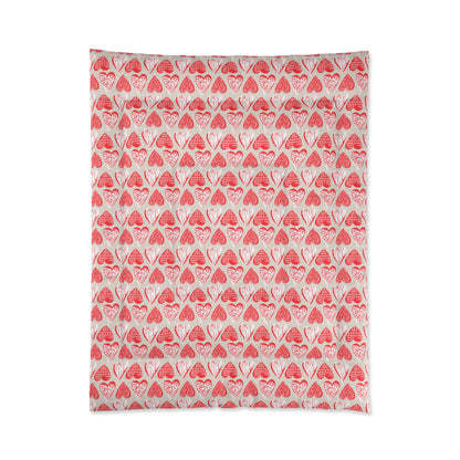 Doodle Hearts Comforter