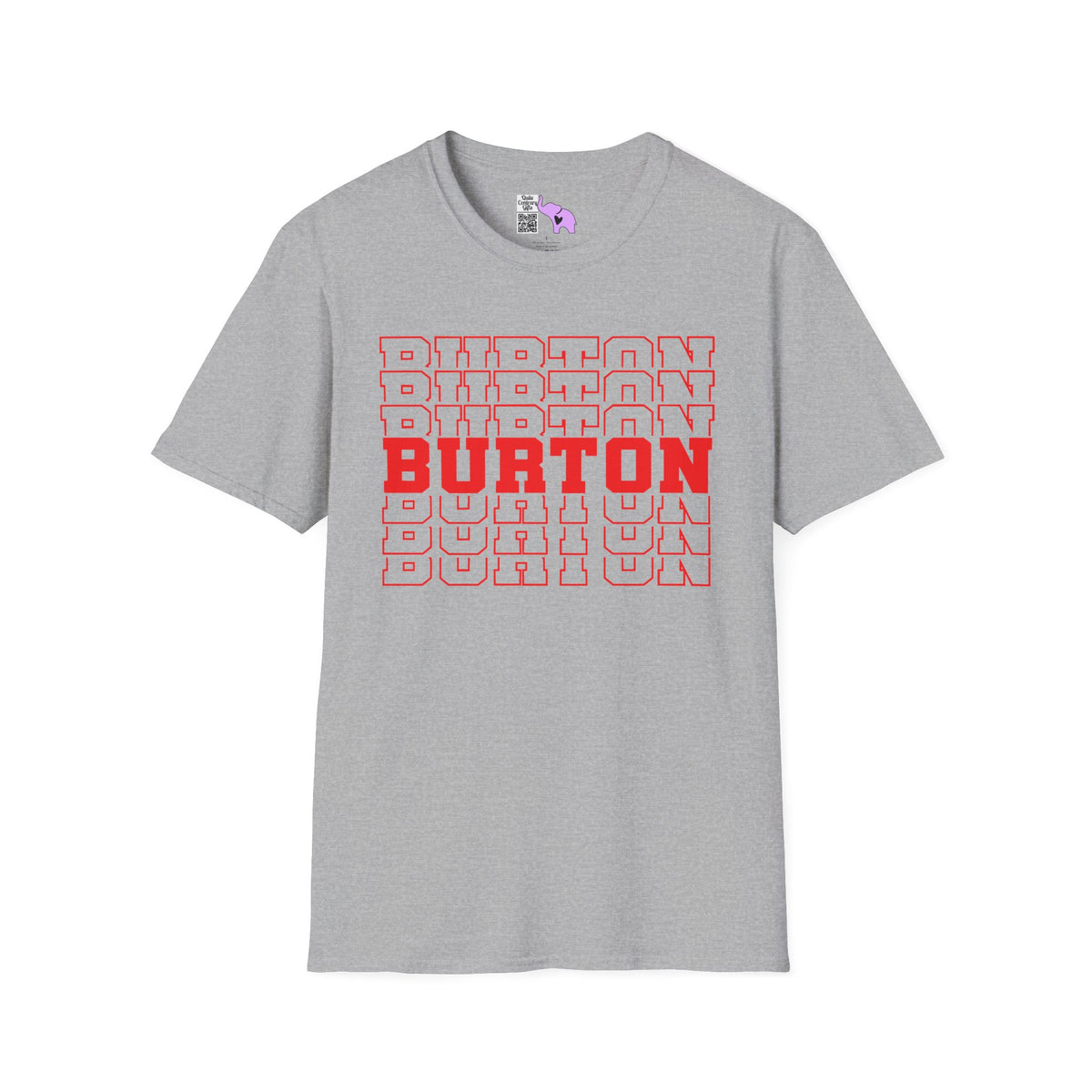 Burton (Stacked) Adult T-shirt