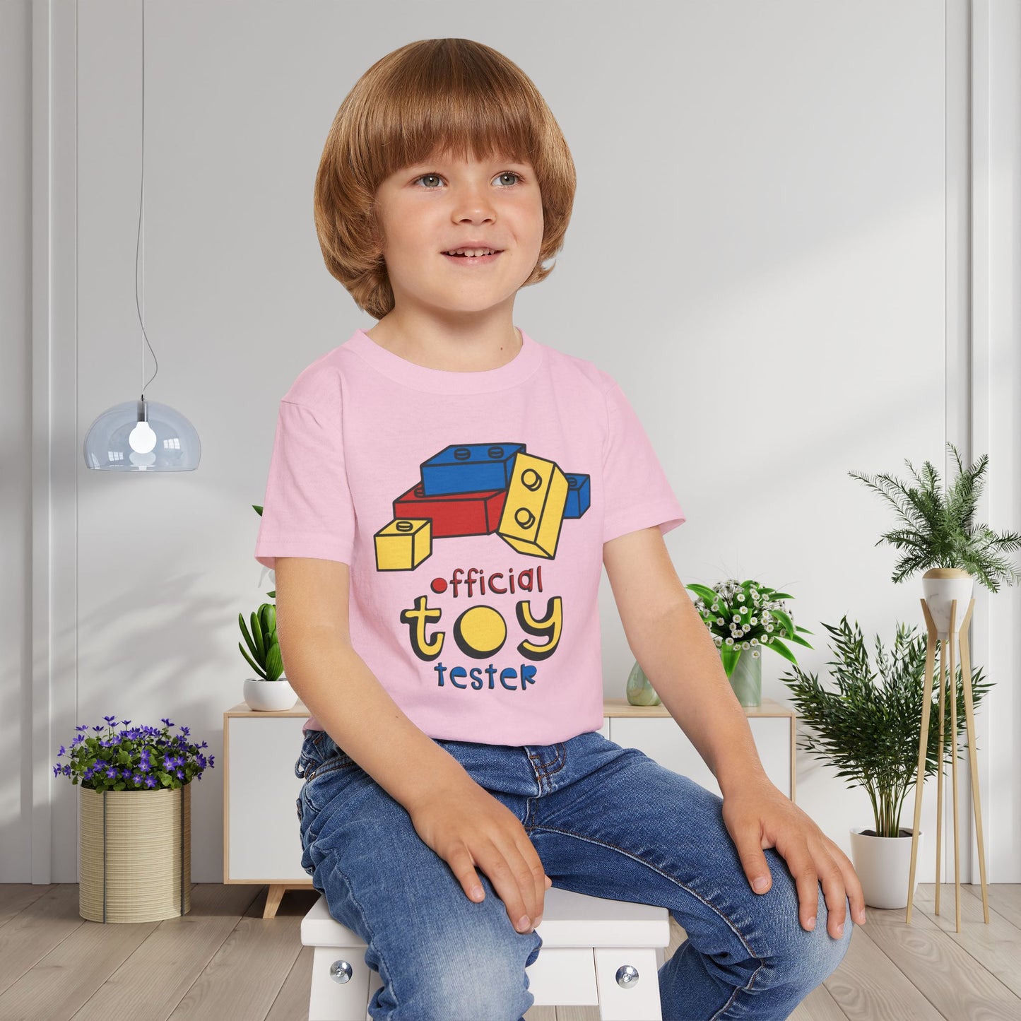 Official Toy Tester (Blocks) Heavy Cotton™ Toddler T-shirt