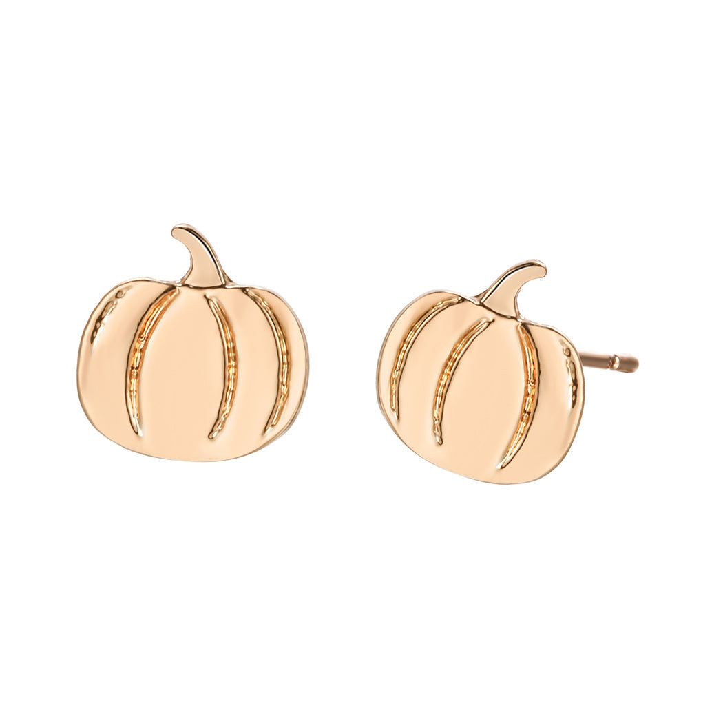 Pumpkin-Themed Earrings & Necklaces – Gold or Silver