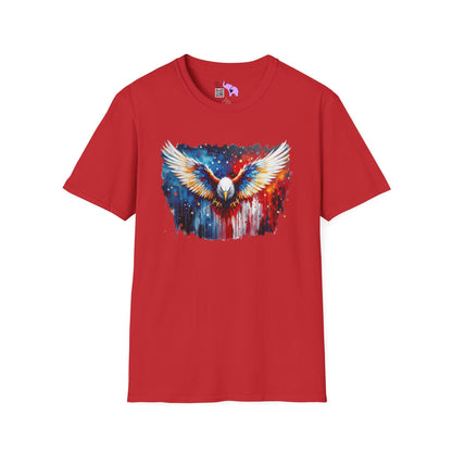 American Bald Eagle in Flight Adult T-shirt