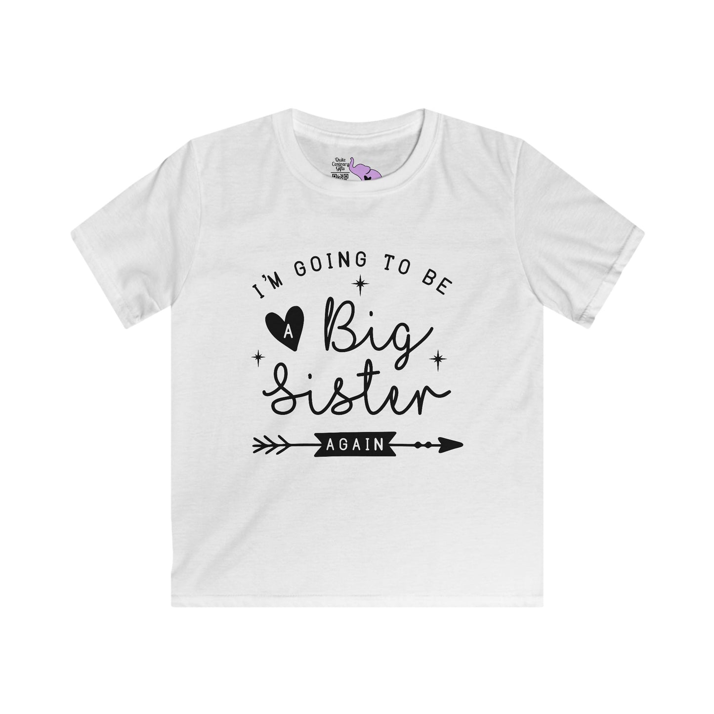 I'm Going To Be A Big Sister Again Youth Softstyle Tee