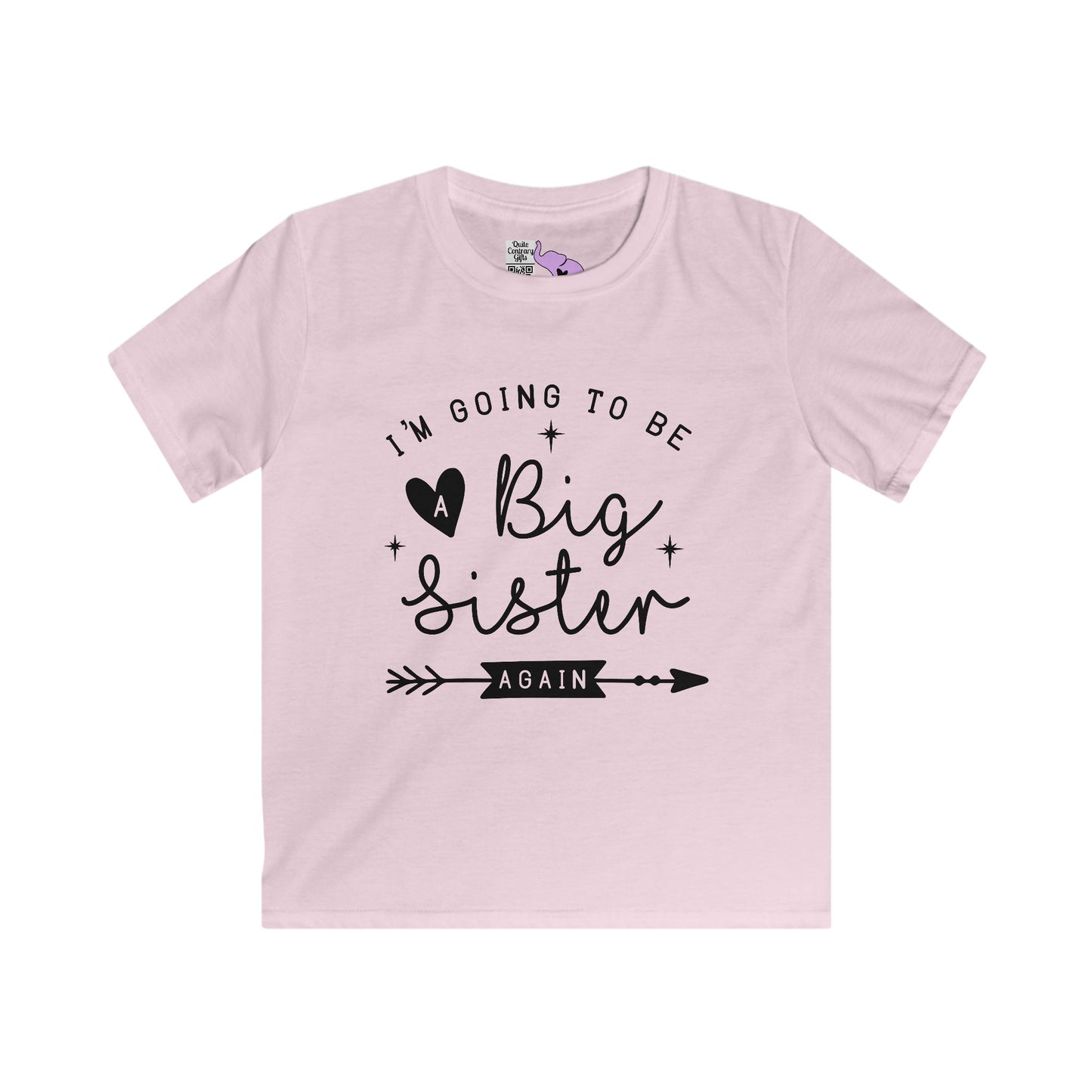 I'm Going To Be A Big Sister Again Youth Softstyle Tee