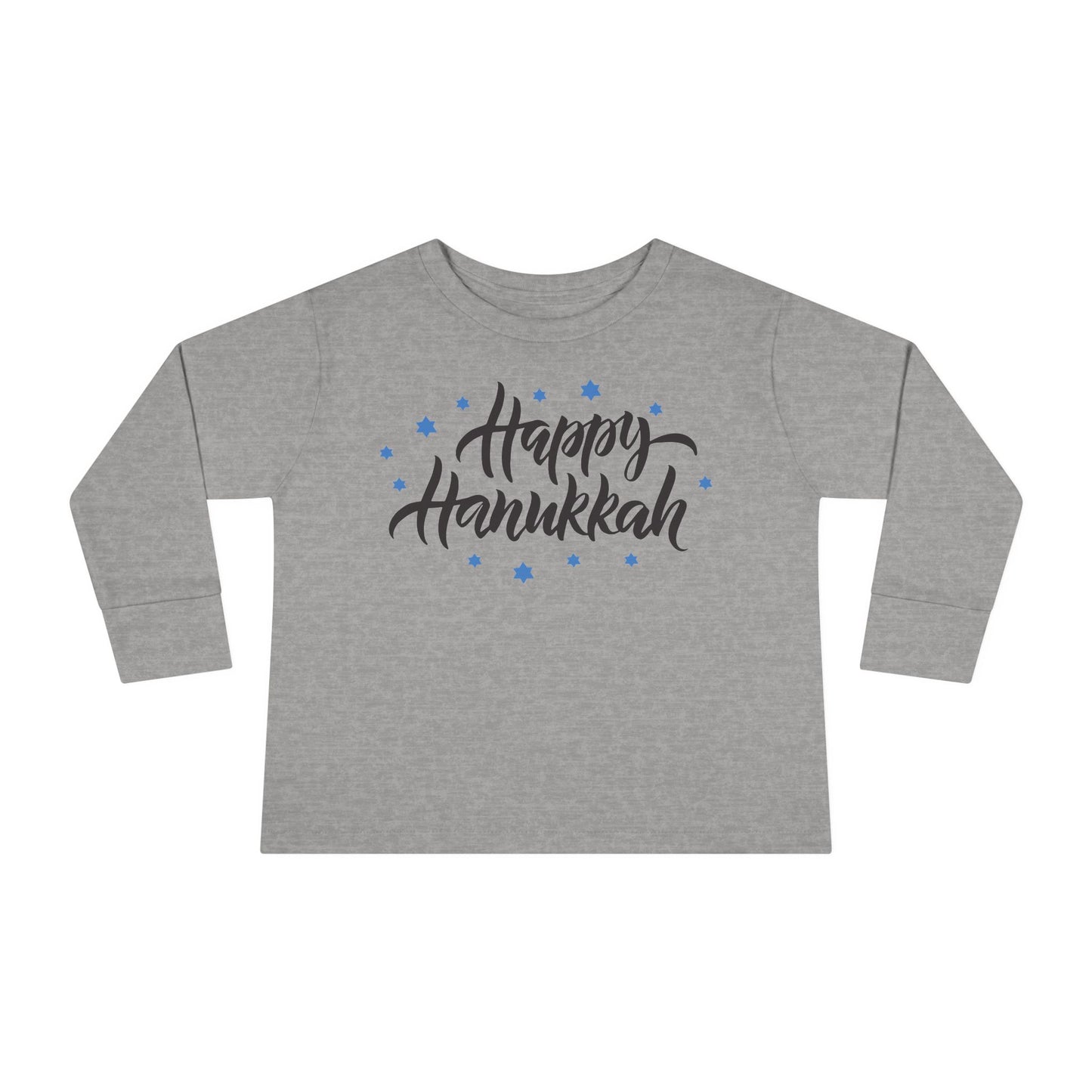 Happy Hanukkah 3 Toddler Long Sleeve Tee