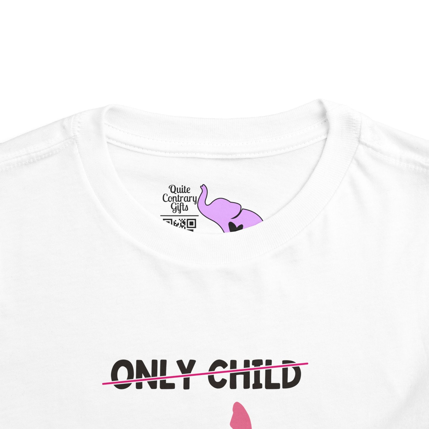 Promoted to Big Sister from Only Child Toddler Tee