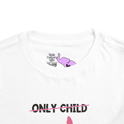 Promoted to Big Sister from Only Child Toddler Tee