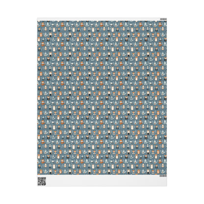 Yuletide Bears Wrapping Paper