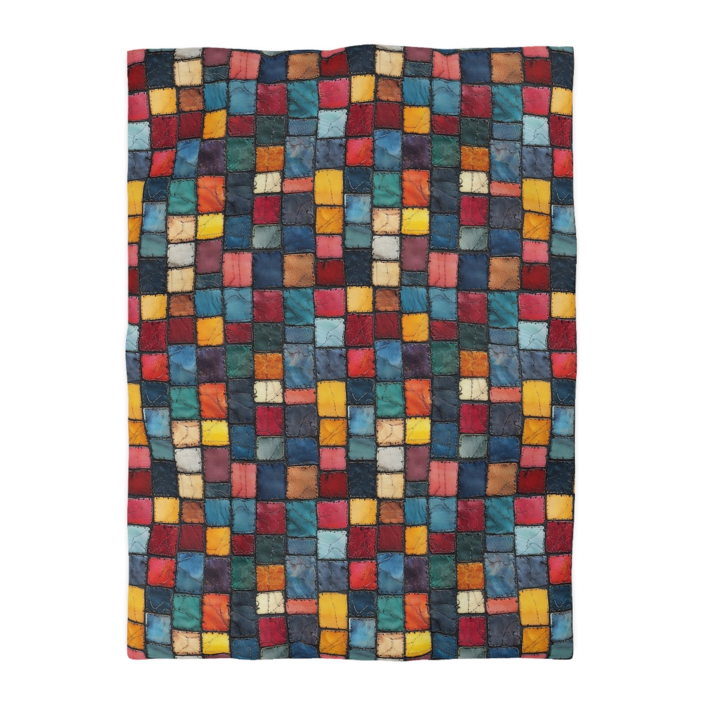 Patch Pop Microfiber Duvet Cover