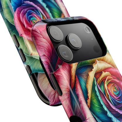 Colorful Rose MagSafe® Compatible Tough Case for iPhone