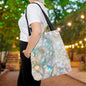 Green Opalescent Dreams Canvas Tote Bag